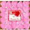 50 Herzförmige Kerzen Teelichter,Romantische Liebe Unparfümierte Teelichter Kerzen,Tropffrei & Langanhaltende Rauchlose Mini Teelicht-Kerzen für Stimmung,Romantische Deko,Pool,Hochzeit,Jubiläum(Rosa)