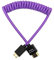 KONDOR BLUE x Gerald Undone | Mini HDMI to Full HDMI Cable 12 -24 Braided Coiled | 4K 60Hz, 18Gbps, HDR, 3D Video & Nylon Braided with Reinforced connectors | Purple