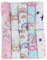 FENSILO Baby Spucktücher, Mullwindeln, Mulltücher 10er Mädchen, Mullwindeln - 10er Pack 70x80 cm Neugeborene Baby Gesichtstücher Saugfähig Junge Mädchen Sabberlätzchen Saugfähig (rosa)