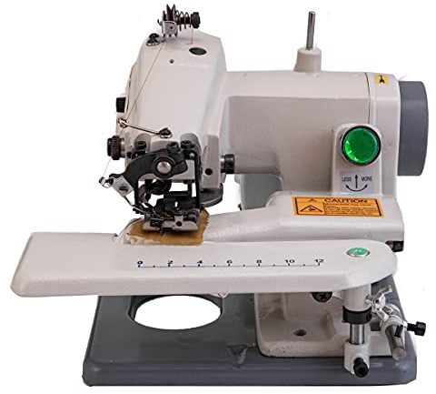 TABODD RM-500 Tragbare Blindstich-Nähmaschine, Desktop-Blindstich-Säumer mit unsichtbarem Saum, Schneider, Nadeln und Nähsteuerungspedal