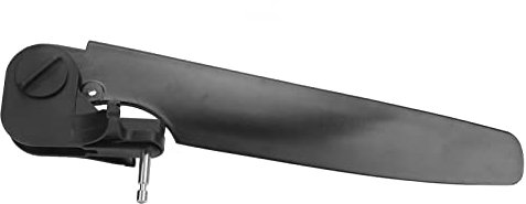 DEWIN Kajak-Heckruder, verstellbares Edelstahl-Fischerkanu-Bootsruder für Kajaks, Kanus, Fischerboote(45mm)
