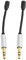 MMCX auf 3,5 Mm Adapterkabel, MMCX Buchse auf 3,5 Mm Stecker Kopfhörerbuchse Adapterkabel, Vergoldetes MMCX Kopfhörer Adapterkabel, Plug and Play