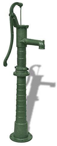 RONGQI Handschwengelpumpe mit Ständer, Schwengelpumpe, Brunnenpumpe, Handpumpe, Schwengel Pumpe, Wasserpumpe, Gusseisen