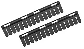 Brabantia - Porte-Chaussettes - Accessoire pour Séchoir à Linge - Pas Besoin de Pinces à Linge - Organisateur pour Soutien-Gorge, Chaussettes & sous-Vêtements - Click-on - Lot de 2 - Matt Black