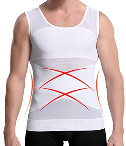 Atmungsaktive Kompressionsstrumpfhose für Männer für Taille abnehmen, Taillentrainer Shapewear Leinen Fitness Body Shaper-Shirts Good