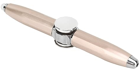 HEEPDD LED-Kugelschreiber, Multifunktionaler Fingerspitze Gyro Stift mit Leuchtendem Licht, Gold
