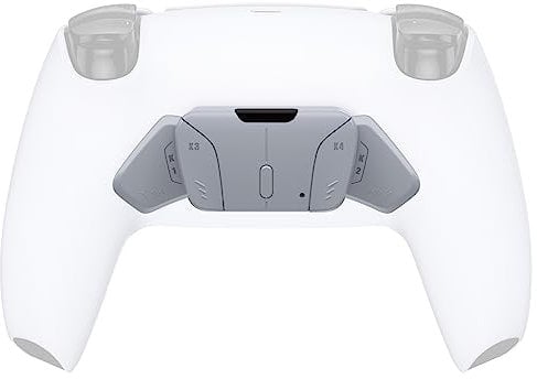 eXtremeRate Pas Un Remap Kit Complet, Palette K1 K2 K3 K4 pour ps5 Manette RISE4 Remap Kit, Carte et Manette Non Inclus, Gris Clair