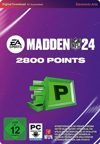 Madden NFL 24 2800 Madden Points PCWin | Download Code EA App | Deutsch | Standard | PC Code - Origin