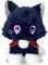 Crzyplea 22cm Anime Katzen Plüschtier Cat Plüsch Spielzeug Mit PP-Baumwollfüllung Plüschtier Plüschtiere Geschenk Für Mädchen Jungen Familie Freunde