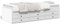 NITCA Daybed with Drawers,SIngle Guest Bed Sofa Bed, Pull out Trundle and Storage Drawer for Living Room and Bedroom,Cabin Bed for Living Room and Bedroom,Engineered Wood, White Tipo 1 75x190 cm