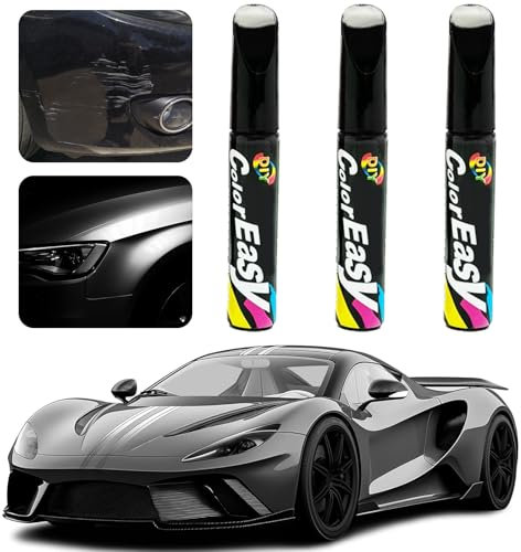 LFCFBH 3PCS Car Touch Up Paint By Registration, Black Car Scratch Repair Pen for All Type of Cars