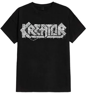 Kreator Dark Art Pentagram Männer T-Shirt schwarz Band-Merch, Bands