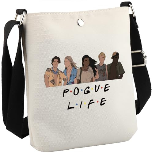 Outer Pogue Life Banks Zipper Pouch OBX North Carolina Friends John B JJ Pope Kiara Makeup Bag for Women (Pogue Life CB EU)