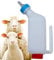 Goat Feeding Bottle, Lamb Nursing Bottle, Lamb Milk Bottles Teats, Lambs Feeding Bottles Rack, Goat Milk Feeder Hangable, Animal Feedings Farm Bottl Drinking Nipples