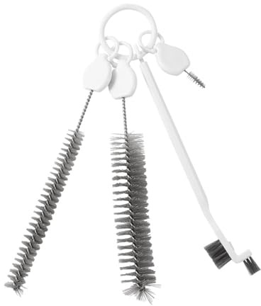 Lerpwige Lot de 4 goupillons flexibles pour nettoyer les bouteilles de vin, clavier, kit de nettoyage polyvalent pour la maison et le bureau