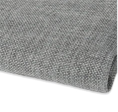 Tissu Acoustique,Tissu Respirant pour Enceintes Haut-Parleur Maille Tissu Lin Vintage et Antique Transparent Anti-poussière rétro Tissu Guitare Audio Caisson de Basses Tissu 1.45x0.5m(Gray)