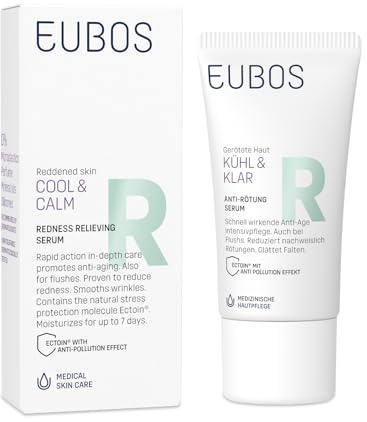 EUBOS Frisch & Net | Serum gegen Rötungen | beruhigt Rosacea & Couperose | Vegan | 30 ml