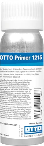 Generisch OTTO Primer 1215 – 100 ml Haftvermittler für mineralische Untergründe | Lösemittelhaltiger Primer mit kurzer Ablüftzeit | Haftgrund für Beton, Putz, Faserzement