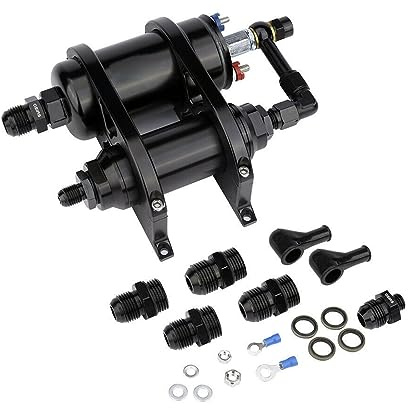 380LPH Universal Fuel Pump With Bracket Kit & Filter AN8 Compatible With Bosch 044 0580254044