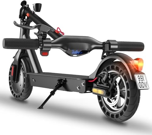 E Scooter mit Straßenzulassung (ABE), 8,5 Zoll Wabenreifen | 350W Motor | 30km Reichweite, 10 Zoll Wabenreifen | 500W Motor | 40km Reichweite, Duales Bremssystem & 20 km/h, Elektroroller bis 120 KG