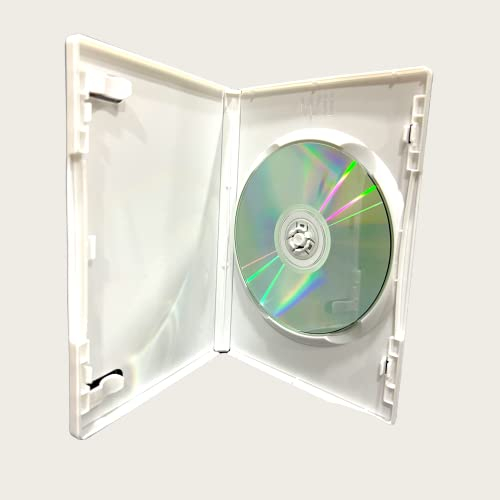 Weiße Wii-DVD-Hüllen / 14 mm – 1 Stück ~ Ersatzhüllen für Nintendo Wii Spiele / Discs von Dragon Trading®