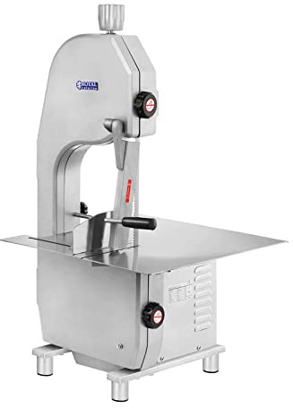 Royal Catering RCBS-1650.1ECO Knochensäge Elektrisch Knochenbandsäge Fleischsäge Edelstahl (880 W, Schnittstärke bis 180 mm, Arbeitsfläche 440 x 460 mm)