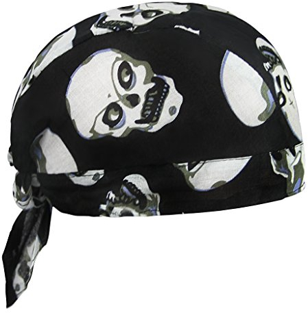 AfinderDE Unisex Modische Skelette Bandana Kopftücher Halstuch Schlauchtuch Biketuch UV Schutz Kopfband für Biking Fahrrad Motorrad Radsport