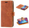Mulbess Handyhülle für Samsung Galaxy A20e Hülle, Leder Flip Case Schutzhülle für Samsung Galaxy A20e Tasche, Cognac Braun