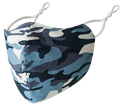 Lulupi Mundschutz Multifunktionstuch Camouflage Atmungsaktiver Baumwoll Mund-Nasenschutz Motorrad Waschbare Staubdicht Stoffmaske Mundmaske Camo Outdoor Face Shield Bandana Halstuch Schals