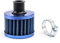 Interfaccia universale Filtri olio aria moto 12mm Filtro aspirazione aria fredda auto Sfiato turbo Sfiato carter (Blu)