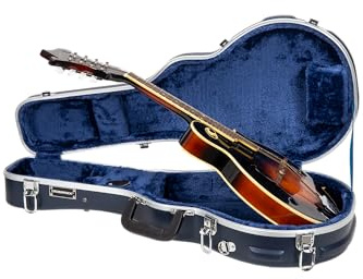 Crossrock, ABS-Hartschalenkoffer für Mandoline, F-Stil, Blau (CRA861MFBL)