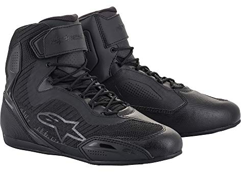 Alpinestars Stella Faster-3 Rideknit Scarpe da moto da donna (Black/Charcoal,37.5)
