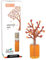 Ambientador Mikado Árbol 100 ml. para el hogar, Oficina, Cuarto de baño. 12 Aromas agradables y de Larga duración (Mango)