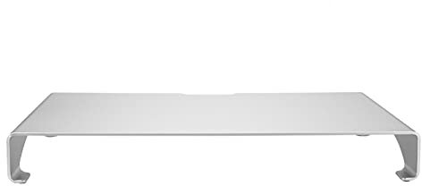 Niiyen Supporto per Monitor del Computer, Supporto per Monitor in Lega di Alluminio, Supporto per scrivania per Laptop Supporto per Organizer in Argento Accessori da scrivania, Forniture