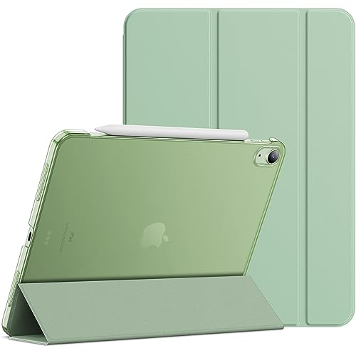 JETech Hülle für iPad Air 11 Zoll M3/M2 (2025/2024), iPad Air 5./4. Generation 2022/2020 10,9 Zoll, Abdeckung mit Auto Schlafen/Wachen (Matcha Grün)