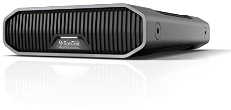 SanDisk Professional G-Drive SDPHF1A-006T-NBAAD Disque Dur Externe de Bureau de 6 to – Disque Dur Ultrastar 7200 TR/Min à l'intérieur, USB-C (10 Gbit/s), USB 3.2 Gen 2, prêt pour Mac – Gris foncé