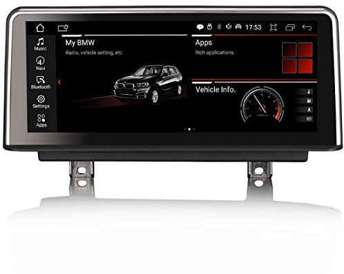 Erisin 10.25 pollice Android 14 Autoradio Bluetooth per BMW Serie 3 F30 F31 F34 Serie 4 F32 F33 F36 M3 M4 NBT Supporta GPS Navigatore IPS Screen iDrive OEM CarPlay Android Auto RDS TPMS DAB+ 4GB+64GB