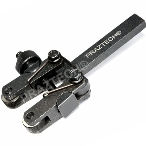 PRAZTECH® Strumento di zigrinatura a molla di qualità 3-25 mm di capacità - 5/8 '' gambo quadrato per torni 16 mm