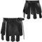 iEFiEL Herren Mittelalterlich Quastenrock Gladiatoren Rock Krieger PU-Leder Taillengürtel Schottland Kilt Rock Halloween Karneval Cosplay Fasching Schwarz A One Size
