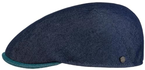 LIERYS Twotone Summer II Flatcap Schiebermütze Baumwollmix Herren Made in Italy Frühjahr Sommer Cap mit Stretchfutterband