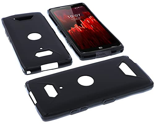 foto-kontor Protective case compatible with CrossCall Core Z5 rubber TPU mobile phone cover black