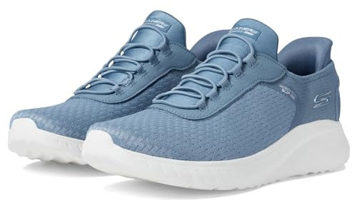 Skechers Bobs Squad Chaos, Zapatillas para Mujer, Slate Mesh, 40 EU