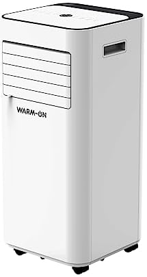WARMON Mobile Klimaanlage AC20N weiß 7000 BTU / 2 kW (Max. Raumgröße: 25 m²) 3-in-1 Klimagerät mit Fernbedinging: Entfeuchtung, Luftzirkulation, Heizfunktion, Timer, ≤65dB(A)