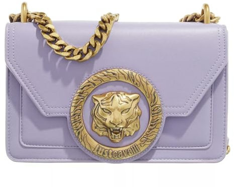 Just Cavalli Lila Icon Bag, Umhängetasche, Schultertasche, Violett