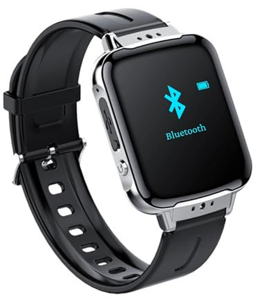 Sxhlseller Smart Watch mit Farbbildschirm Display - Bluetooth 4.2 Chip MP3 E-Book, Sprachaktivierter Wasserrekorder mit Kopfhörer für Sportvorträge, Interviews, Besprechungen