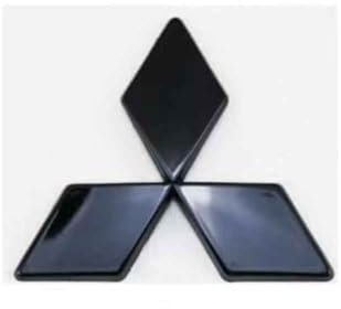 BOTIZR Auto Emblem für Mitsubishi L200 2010-2015,3D Metall Chrom Logo Emblem Badge Aufkleber original Ersatzteil Verschleißteile Kühlergrill Emblem Car Styling,normal-A