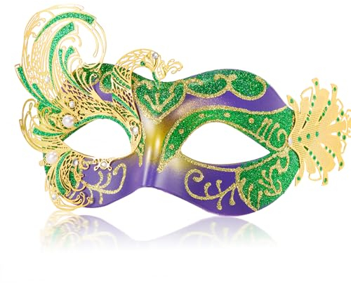 MYSEUNI 2025 Neue Karnevalsmaske für Damen - Schwanen-Maskerade Venezianische Maske - Karnevalsmaske für Frauen Schmetterling Kostümparty