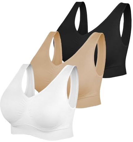 CSKJ Sport BH Damen Einstellbarer Schultergurt Sport Bustier Damen Gepolstert Starker Halt Nahtlose Joggen Yoga Fitness Bra