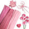 Pulitore per pipa per fai da te, 300 pezzi, 3 colori, rosa, 30 cm, filo di ciniglia, per lavori di bricolage, decorazioni e decorazioni per il fai da te