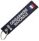CLJ - Porte-clés - Gendarmerie Nationale - Drapeau France - Bleu marine foncé - Militaire -